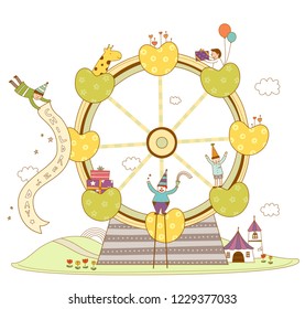 Cute ferris wheel