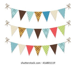 Cute festive Father's Day bunting flags for your decoration