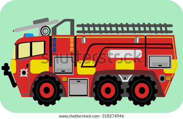 clipart of fire trucks