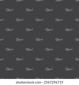 Cute Fish bones Seamless pattern. Cartoon Fish skeleton, background. Vector Illustration.