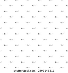 Cute Fish bones Seamless pattern. Cartoon Fish skeleton, background. Vector Illustration.