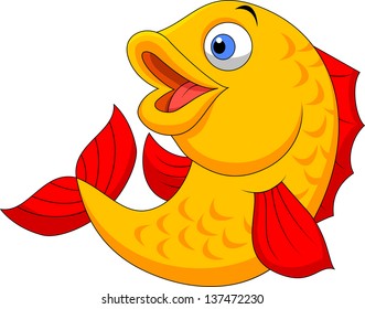 Cute fish cartoon
