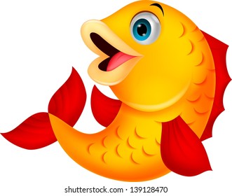 Cute fish cartoon