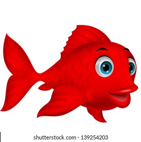 Cute fish cartoon