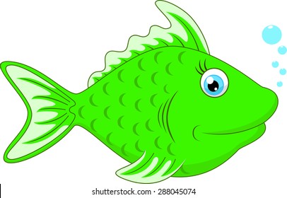 Cute fish cartoon