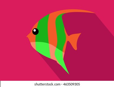Cute Fish Cartoon Stock Vector (Royalty Free) 463509305 | Shutterstock