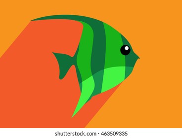 Cute fish cartoon
