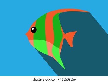 Cute fish cartoon