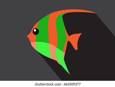 Cute fish cartoon