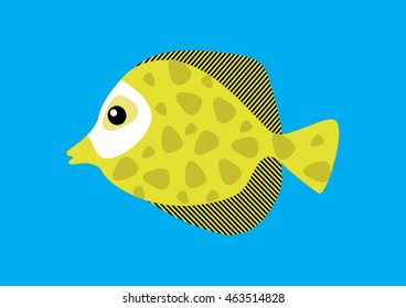 Cute fish cartoon