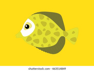 Cute fish cartoon