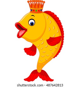 Cute fish cartoon