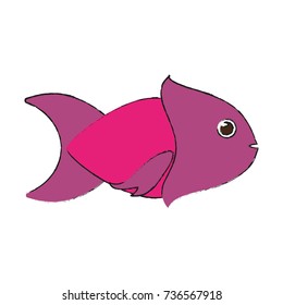 Cute fish cartoon