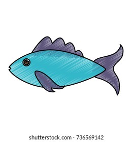 Cute fish cartoon