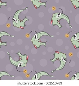 Cute fish. Character design. Underwater. Sea life. Smile face. Icon