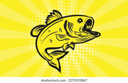Diseño de la colección de peces de corte en los diseños de vectores 