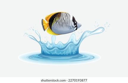 Cute fish collection design eps vector designs 