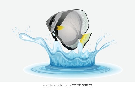 Cute fish collection design eps vector designs 