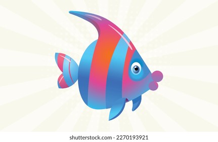Cute fish collection design eps vector designs 