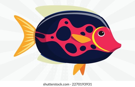 Cute fish collection design eps vector designs 