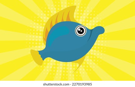 Cute fish collection design eps vector designs 