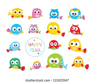 cute fish illustration