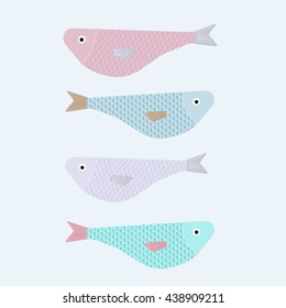 Cute fish illustration