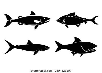 Cute Fish Illustration | Cartoon, Clipart, and Line Art Design Adorable fish illustration, ideal for cartoons, clipart, and creative design projects