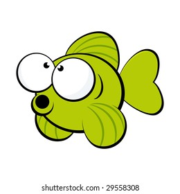 cute fish mascot