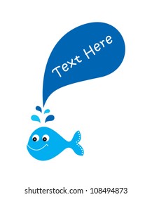 cute fish message