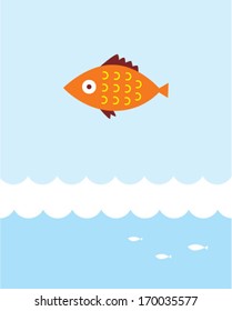 cute fish poster