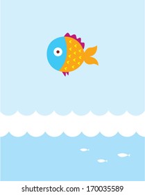 cute fish poster