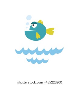 Cute fish print