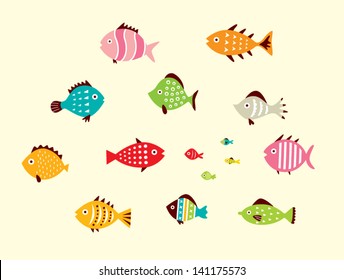 Cute Fish Vector