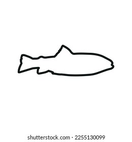 Cute fish vector illustration icons set. Tropical fish, sea fish, aquarium fish