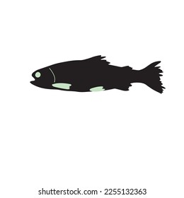 Cute fish vector illustration icons set. Tropical fish, sea fish, aquarium fish