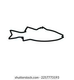 Cute fish vector illustration icons set. Tropical fish, sea fish, aquarium fish