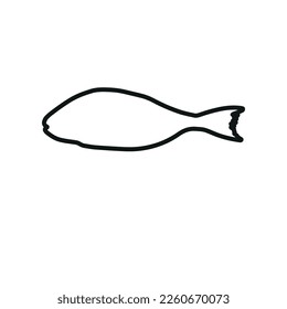 Cute fish vector illustration icons set. Tropical fish, sea fish, aquarium fish