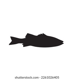 Juego de iconos de ilustración de vectores de peces. Pescados tropicales, peces marinos, peces acuarios