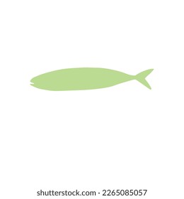 Juego de iconos de ilustración de vectores de peces. Pescados tropicales, peces marinos, peces acuarios