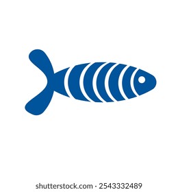 Cute fish vector logo element
