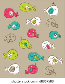 cute fish wallpaper