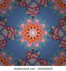 Cute fishes can be used as print for baby apparel, t-shirts, cards, design. Fishes poster, banner template. Scandinavian style. Swimming fishes cute pattern on blue, gray, neutral background.