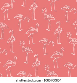 cute flamingo background