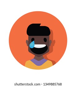 Cute flat avatar 6 - Vektor