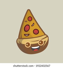 Logotipo sencillo de la hamburguesa plana.