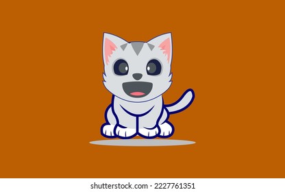  Cute Flat cartoon vector illustration.