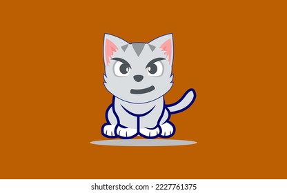  Cute Flat cartoon vector illustration.