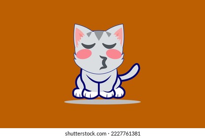  Cute Flat cartoon vector illustration.