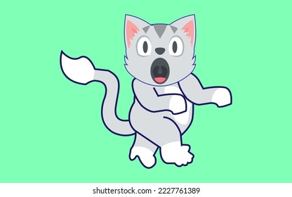  Cute Flat cartoon vector illustration.